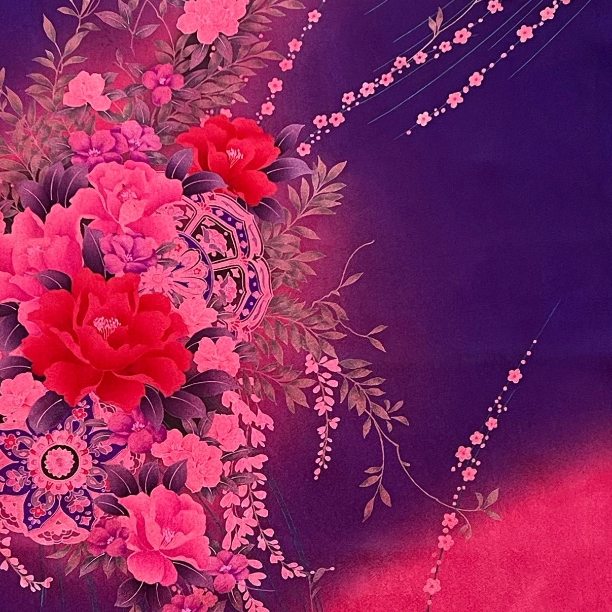 Kimono silk panel k113 laura murray designs