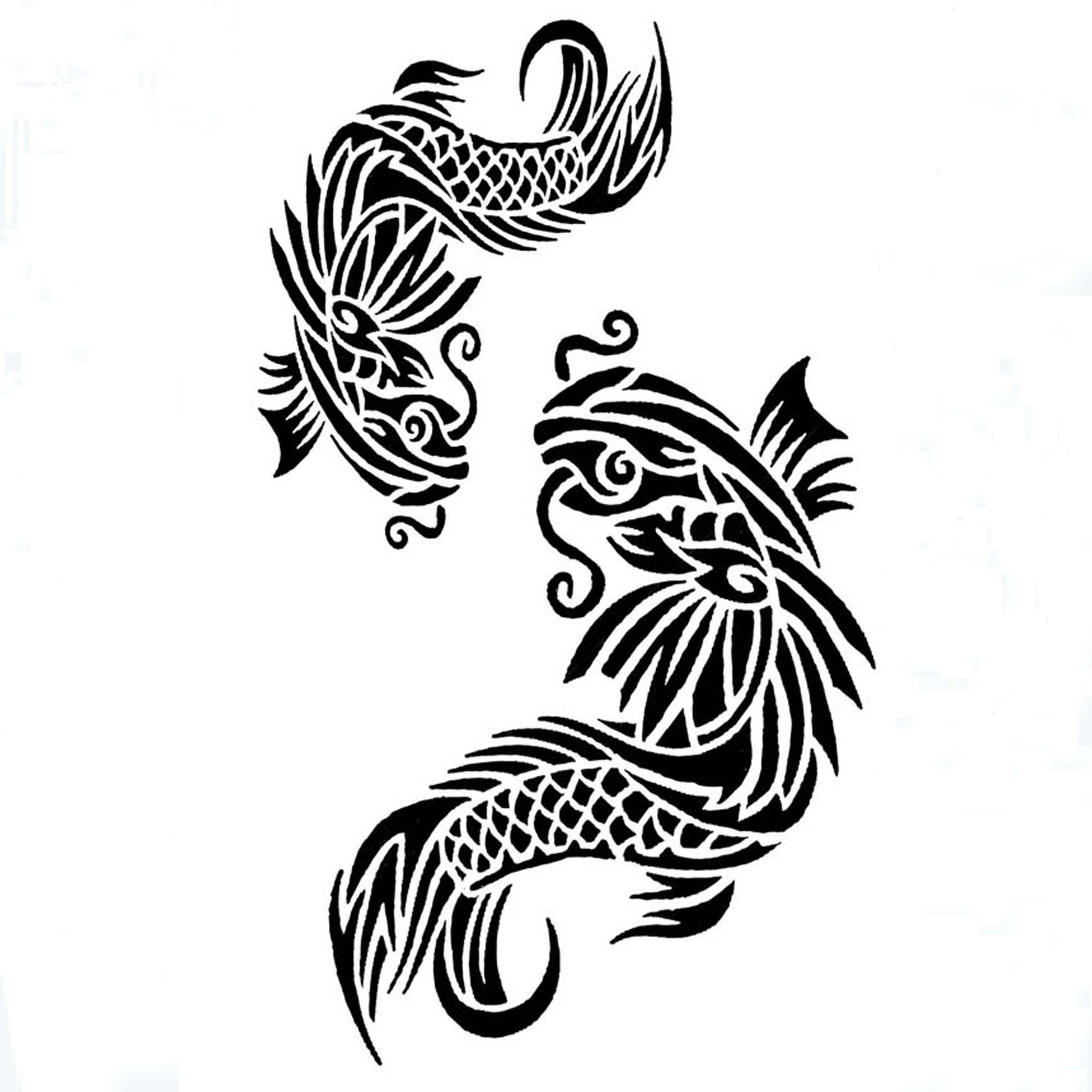 fish stencil