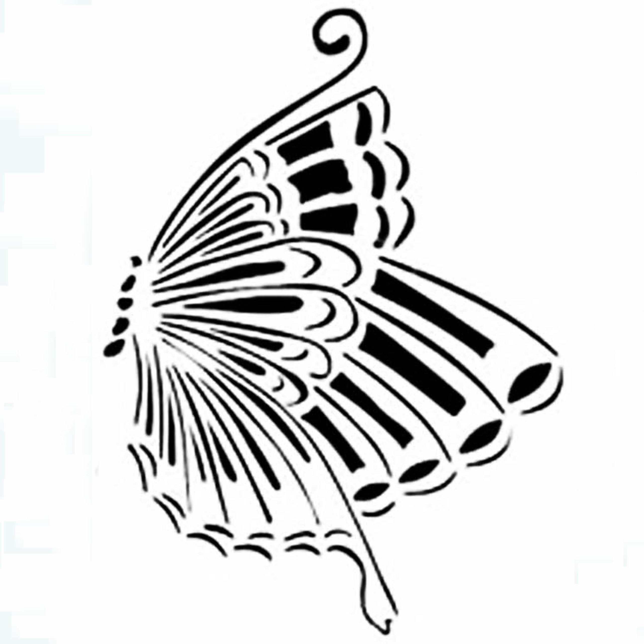 Butterfly stencil by laura murray designs laura murray designs