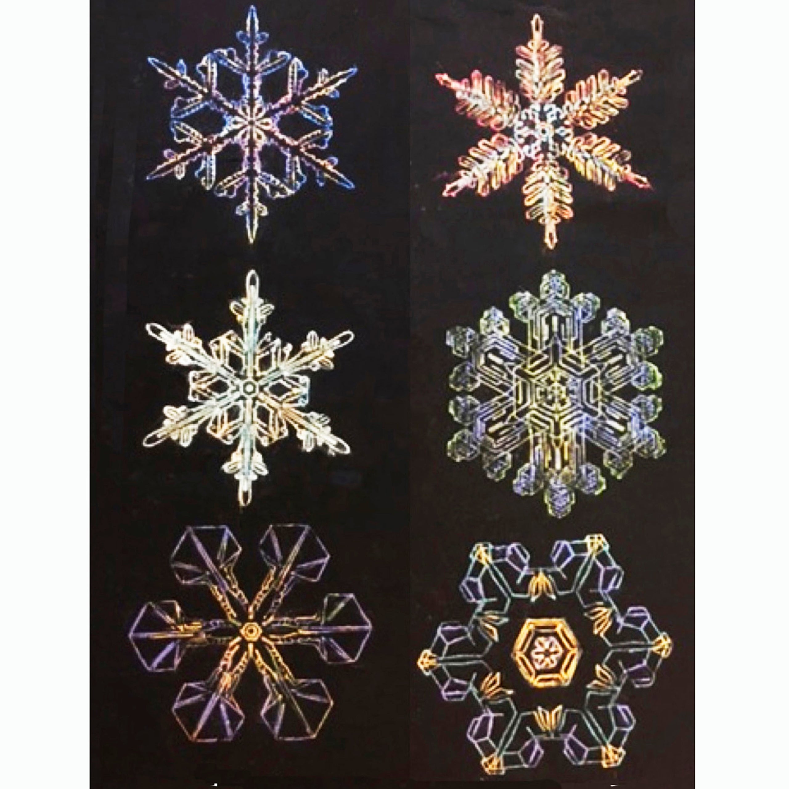 Snowflake Designs Rubbing Plate by Roylco Laura Murray Designs
